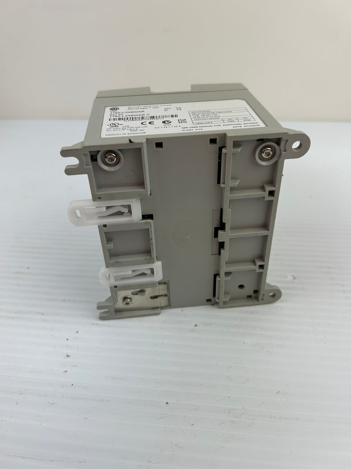 Allen Bradley 1762-L24BWAR MicroLogix 1200 24 Point Controller Series C FW 12