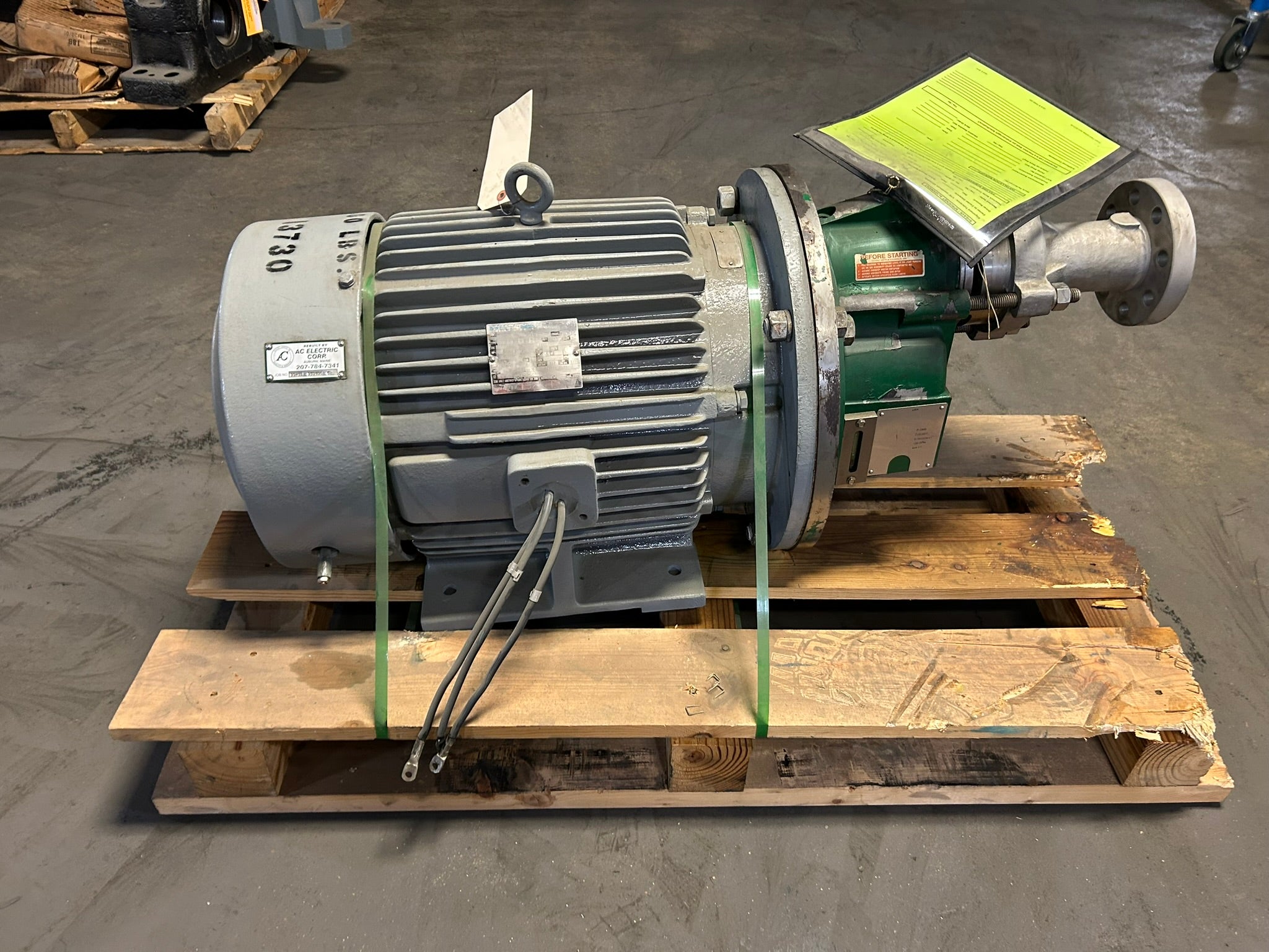 Marathon Electric 1B324TTFP7917AAW AC Motor 3 PH 40 HP 3540 RPM