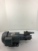 NOP Nippon FELQ-8T Induction Motor TOP-212 HA Trochoid Pump w/ Relief Valve 2VD