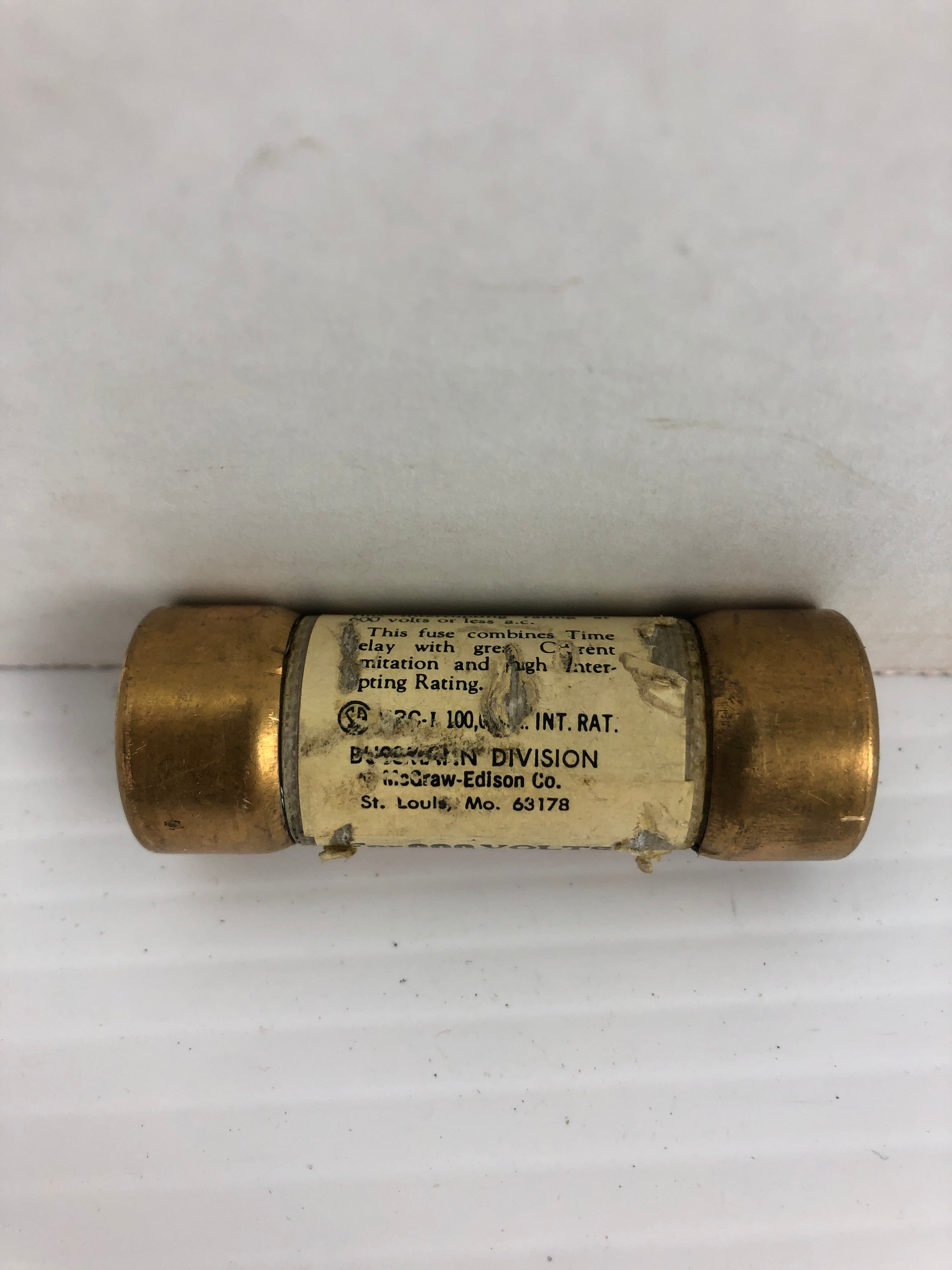 Hi-Cap JHC15 Time Delay Fuse Class J 600V 15A