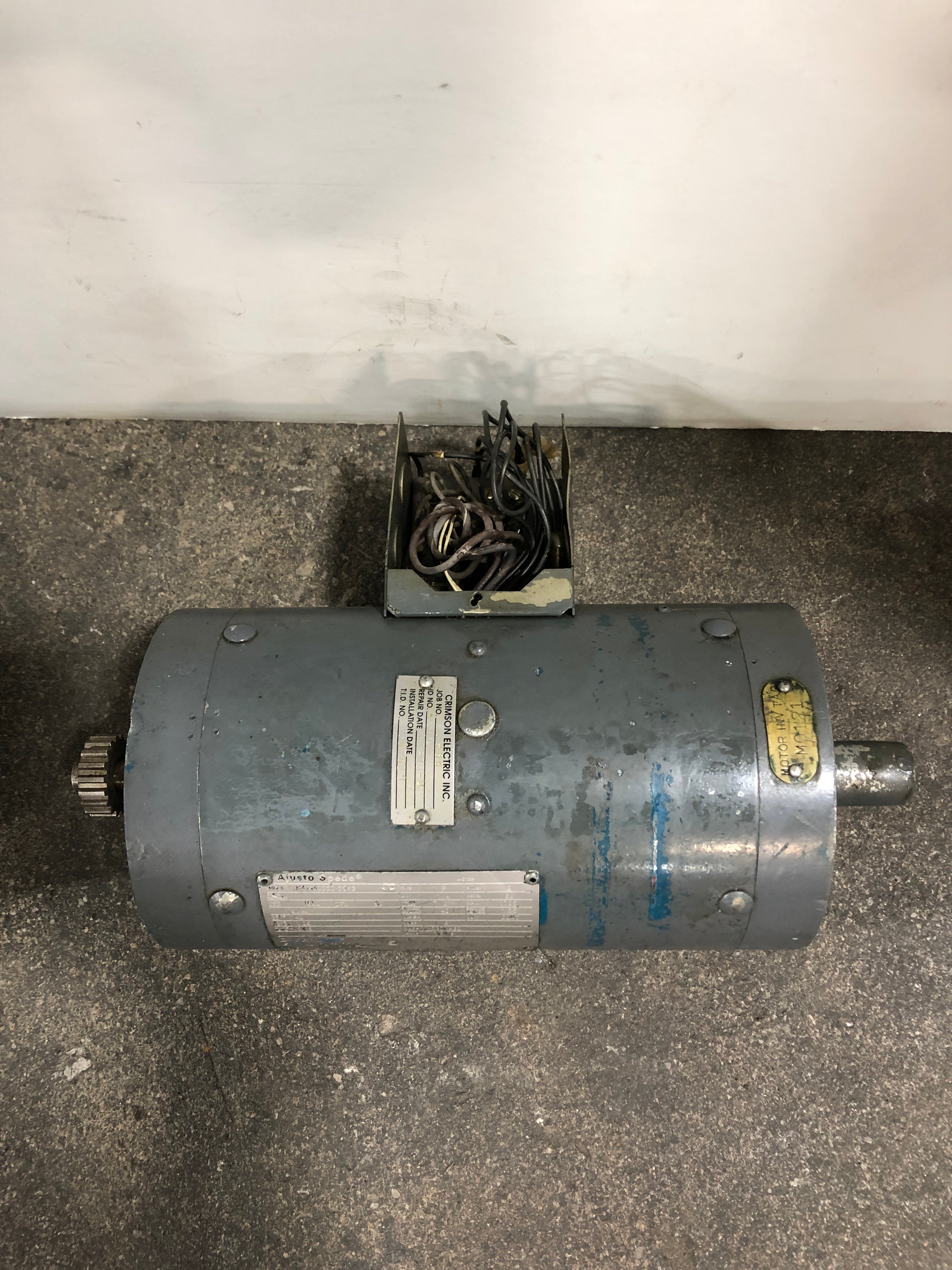 Eaton Dynamatic 1/4HP Ajusto Spede Motor 1650 RPM 3PH Type P M4-440000-2543