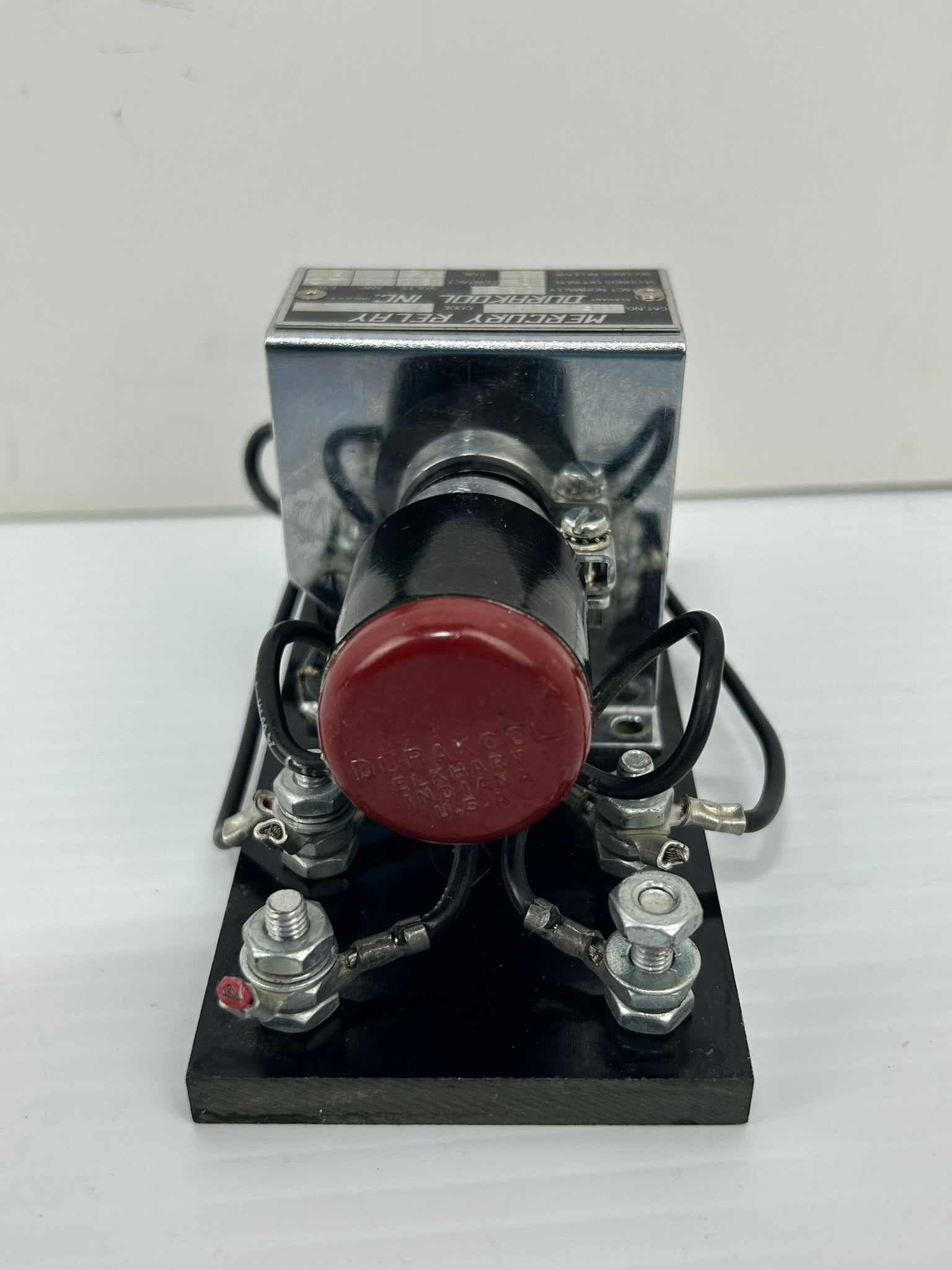 Durakool BFT-45 Mercury Relay 120V 10A with Electrocube RG1986-8-6 Capacitor