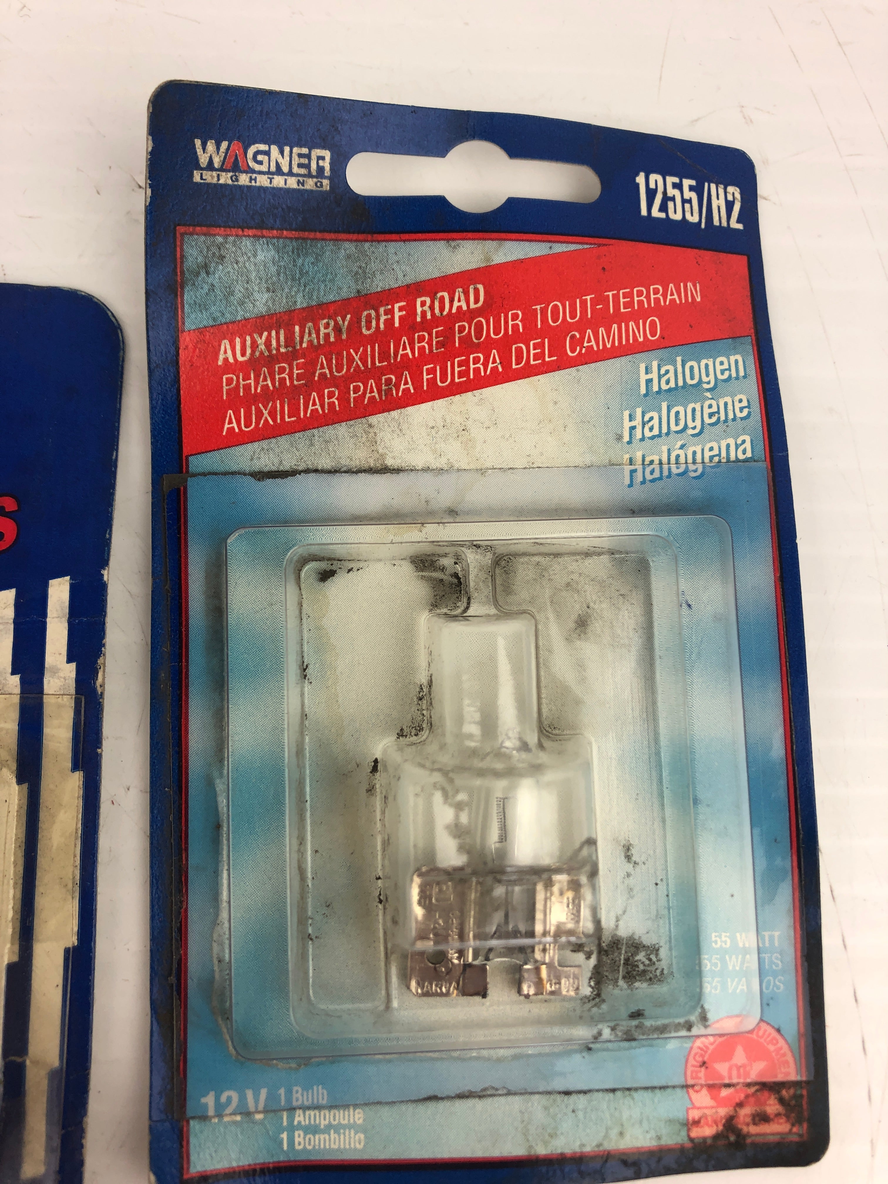 Wagner 1255/H2 Fog Driving Light Bulb 12V - Lot of 2
