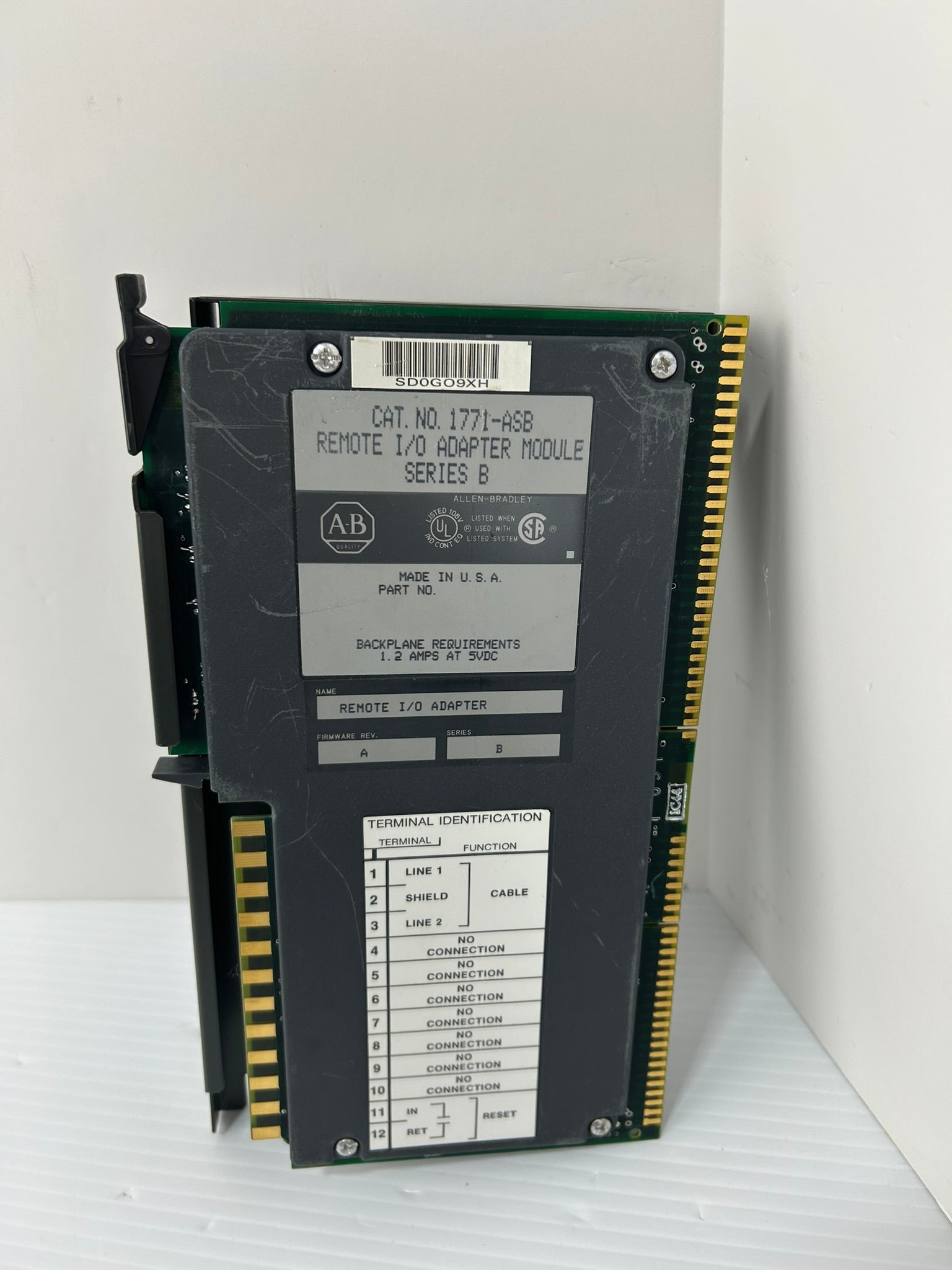 Allen-Bradley 1771-ASB Remote I/O Adapter Module Series B Rev A