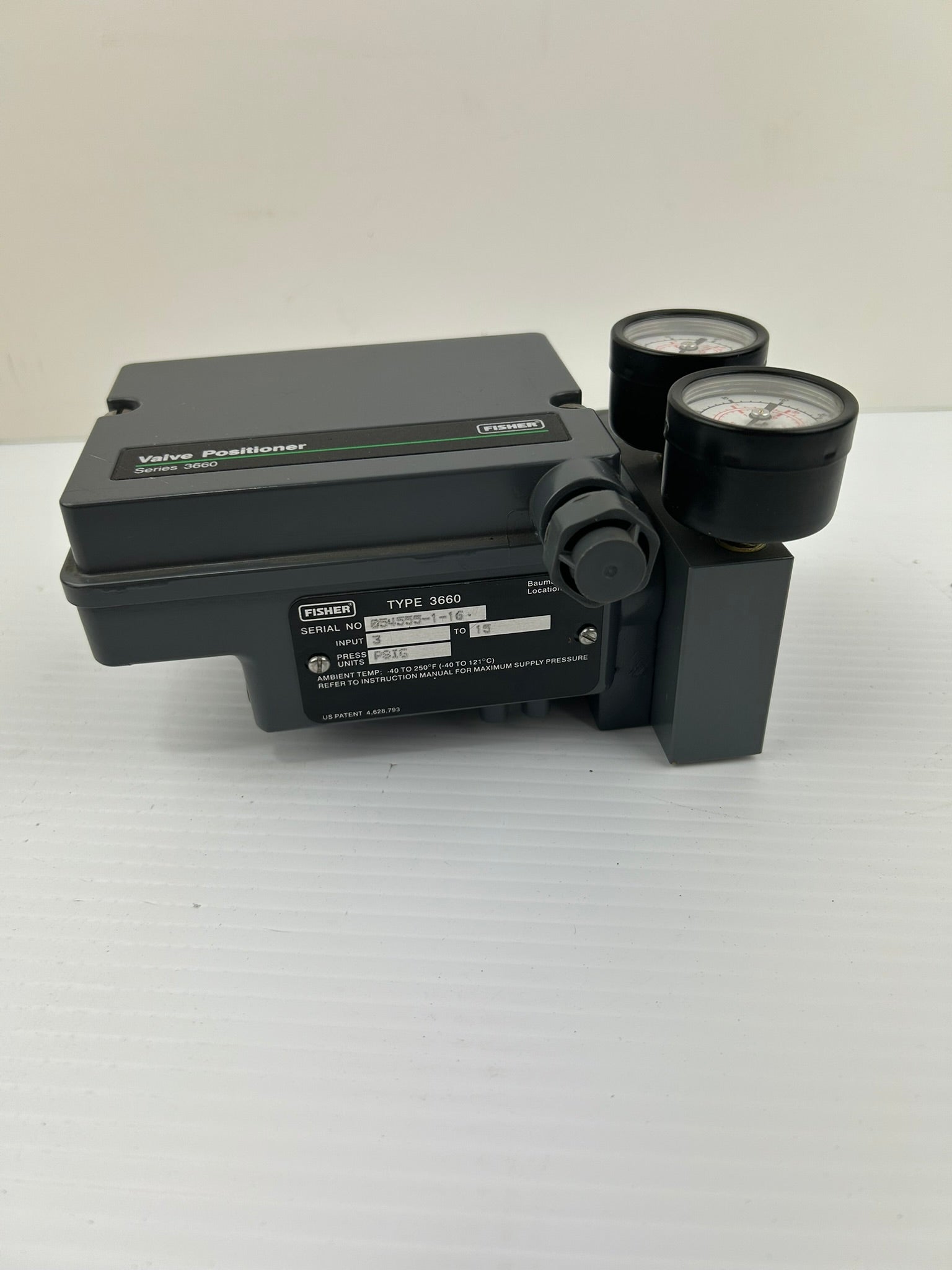 Fisher 3660 Valve Positioner Series 3660 FS3660-301-B