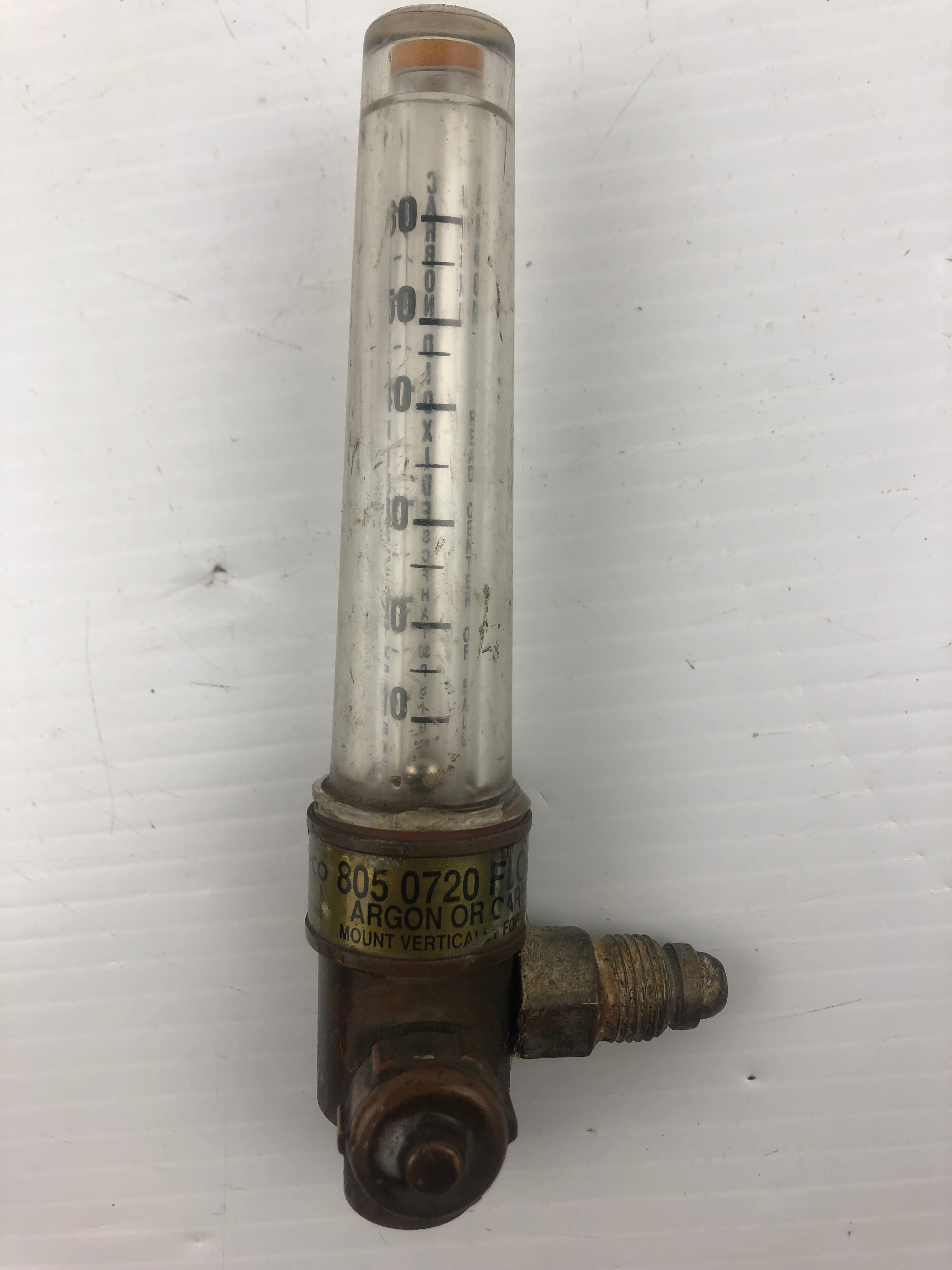 Airco 805 0720 Argon or Carbon Dioxide Flowmeter