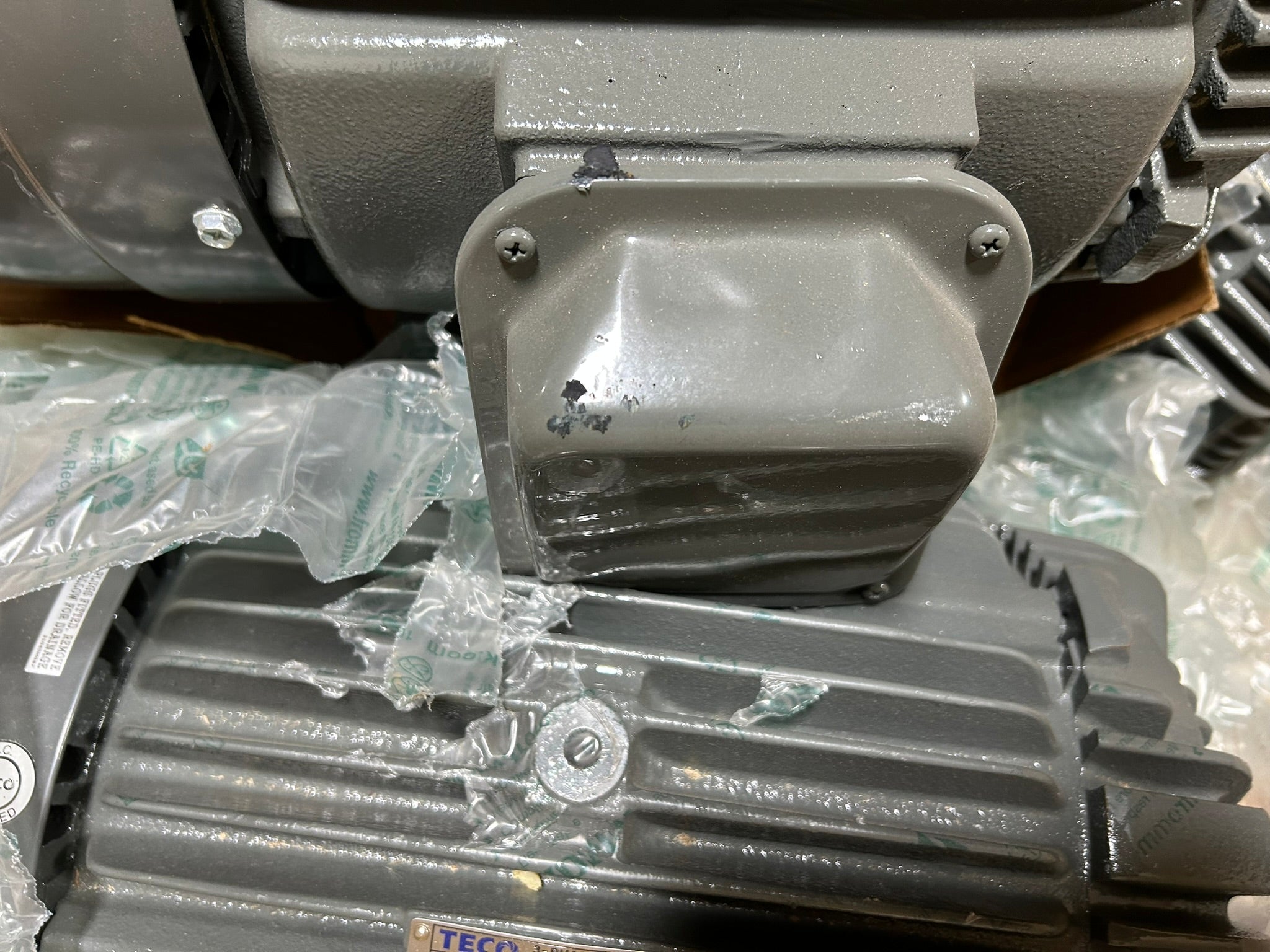 TECO AEEAKB-CAK 3 Phase Induction Motor 4 Pole 15 HP 11 KW 60 Hz 1770 RPM