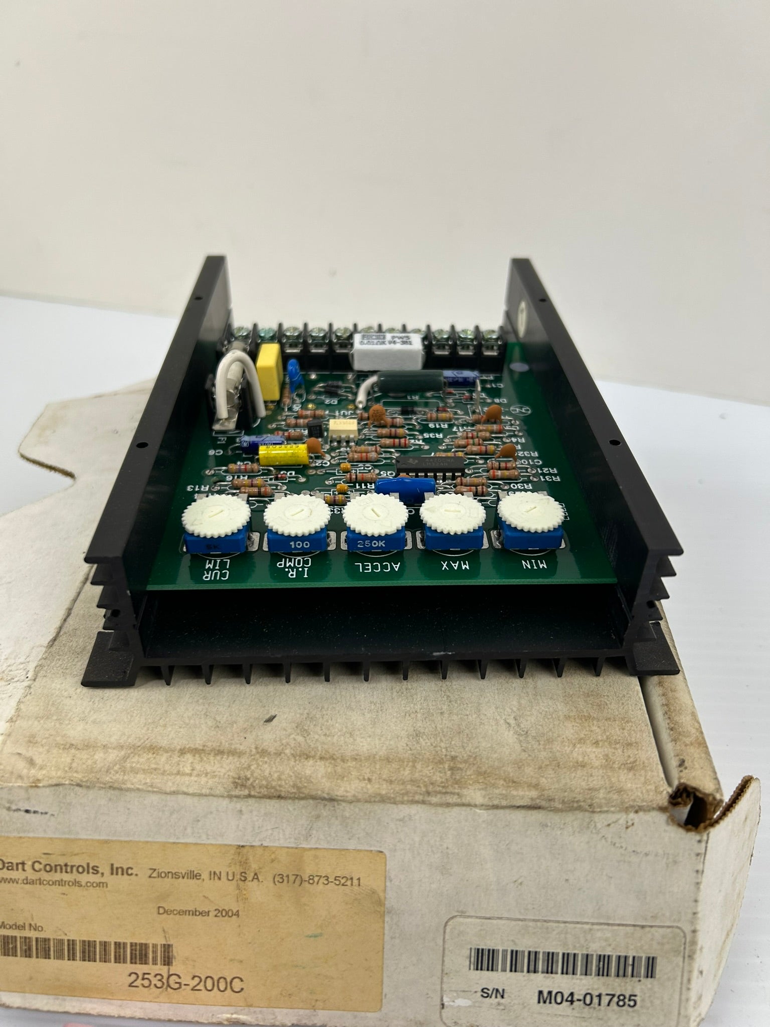 Dart Controls 253G-200C DC Motor Speed Controller Drive 90/180VDC 120/240VAC