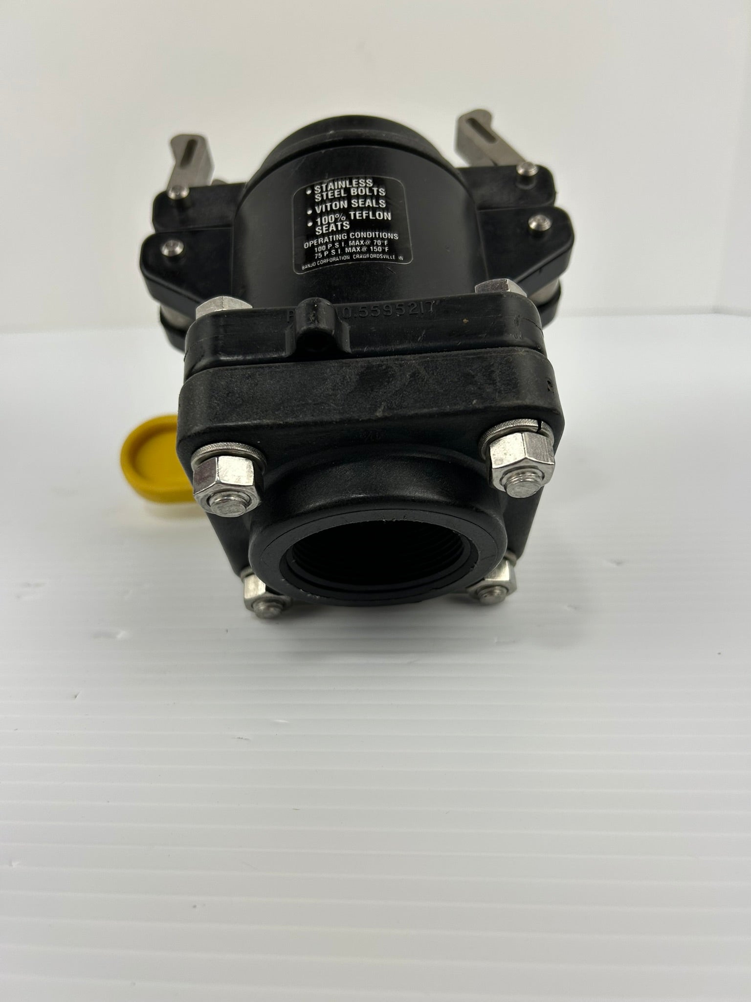 Banjo Polypropylene 5595217 Dry Disconnect Valve Assembly - Dry Mate