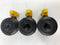 Banjo Polypropylene Single Union Ball Valve 0.72" ID - Lot of 3