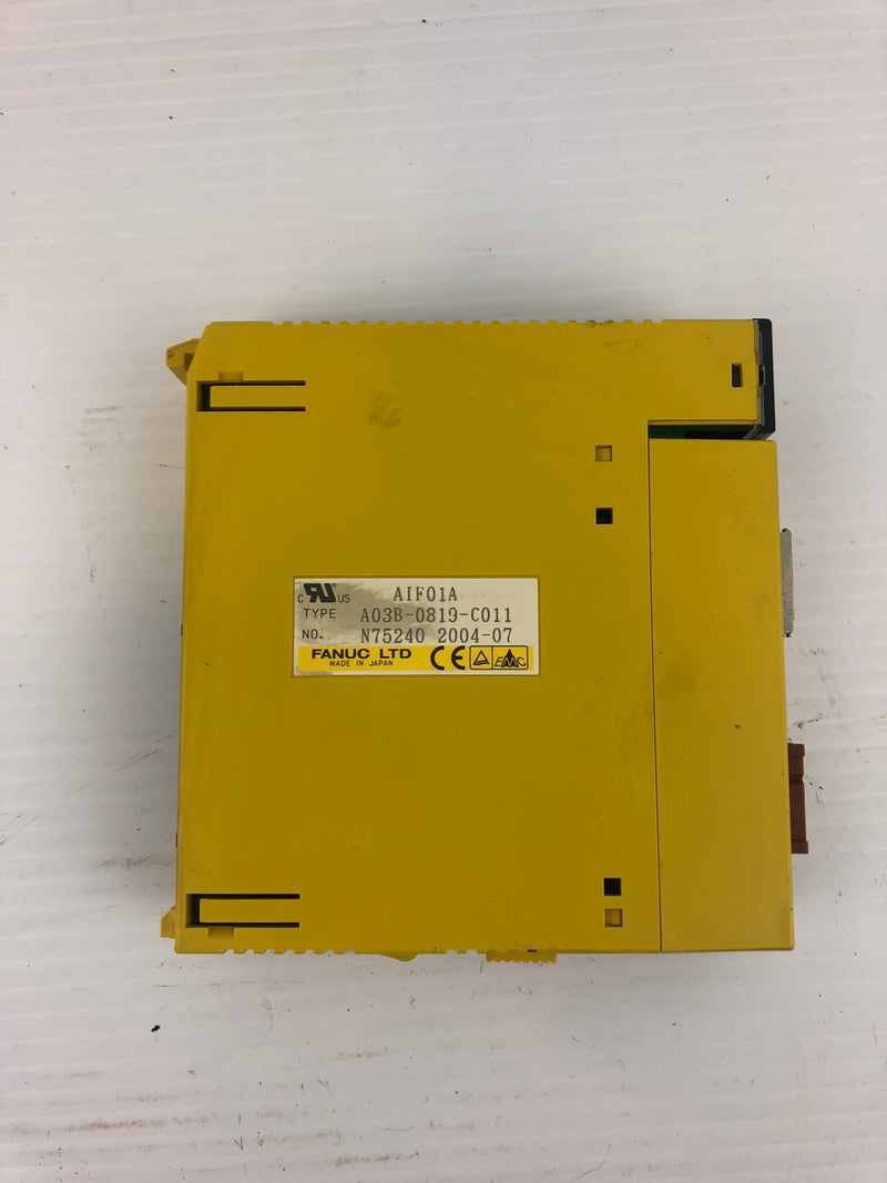 Fanuc A03B-0819-C011 PLC I/O Interface Module AIF01A