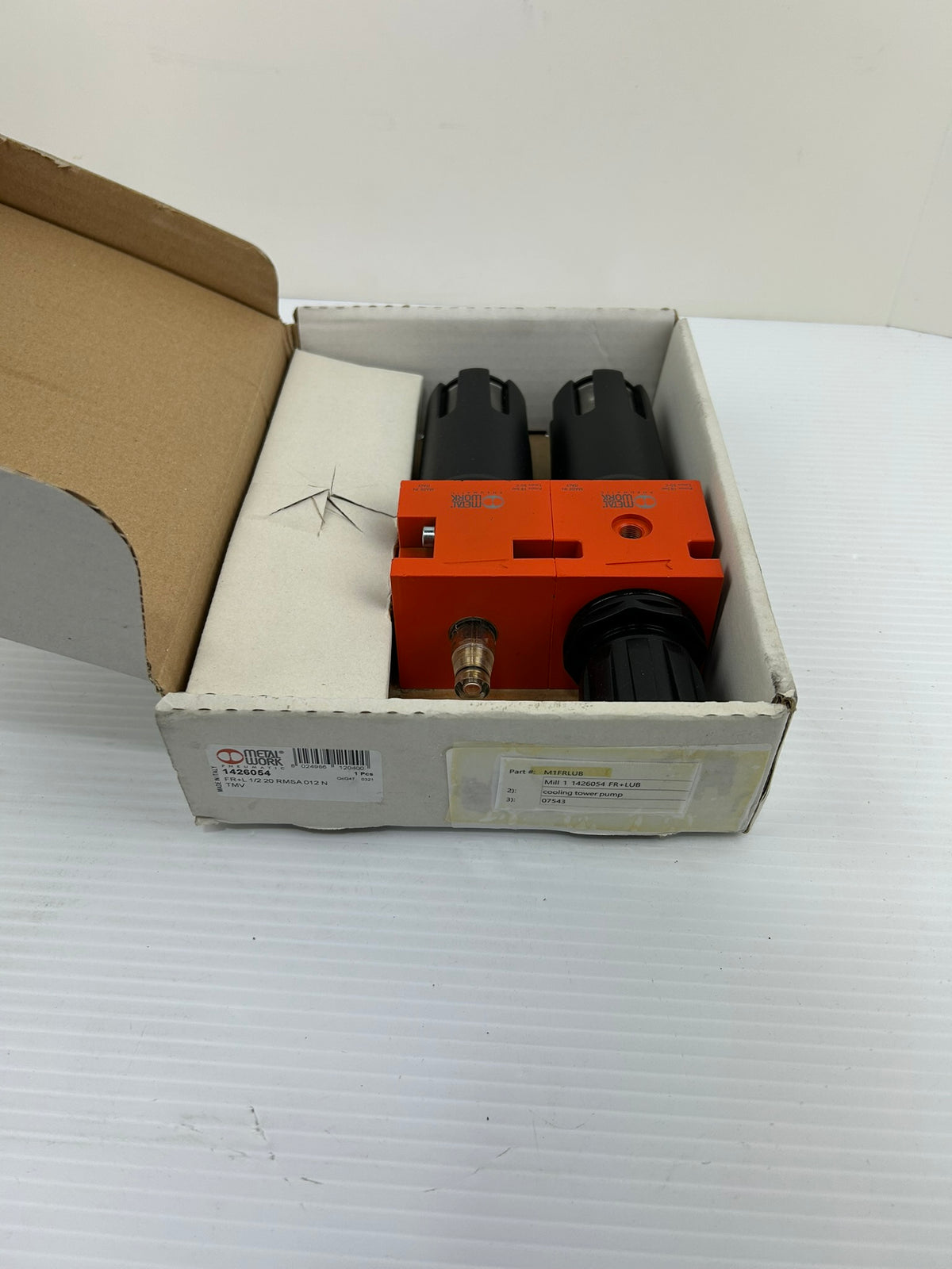 Metal Work 1426054 Pneumatic Filter Regulator Lubricator FR+L 1/2 20 RMSA 012 N