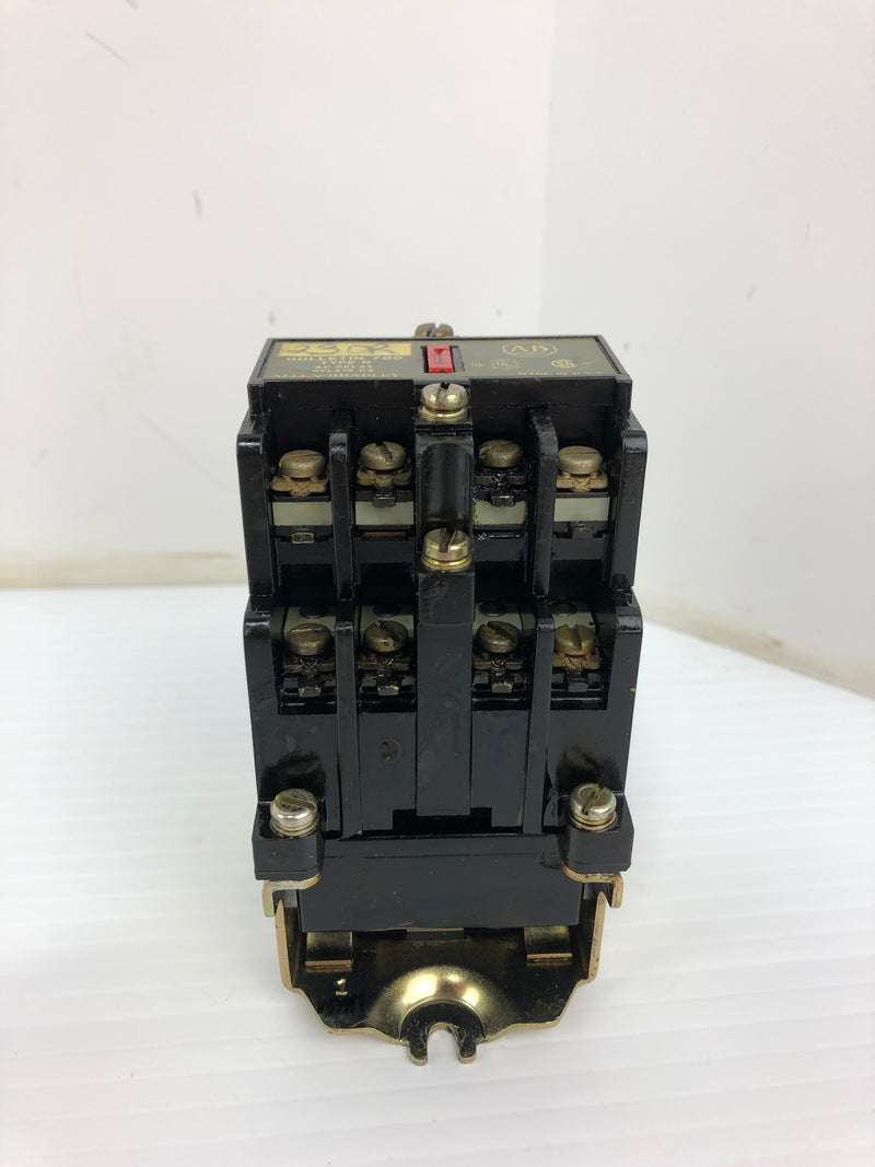 Allen-Bradley 700-N800A1 AC Relay Type: N Ser. C 120-300V 60A