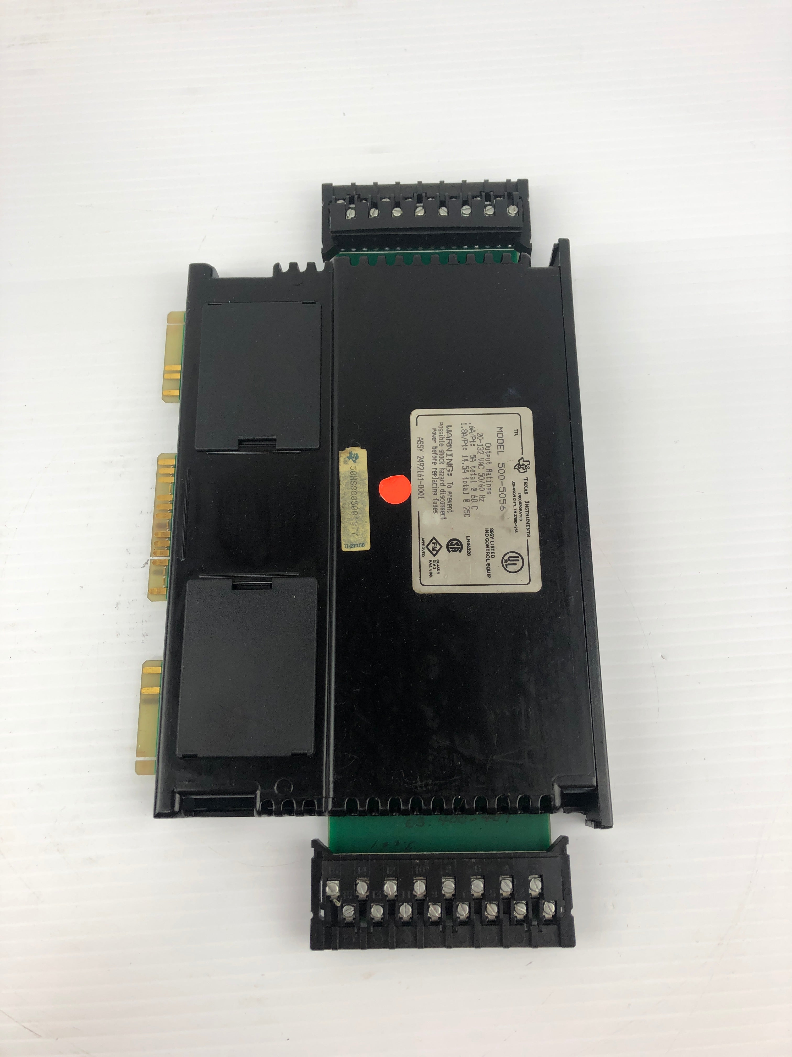 Texas Instruments 500-5056 Output Module Assembly 2492161-0001 20-132VAC 14.5A