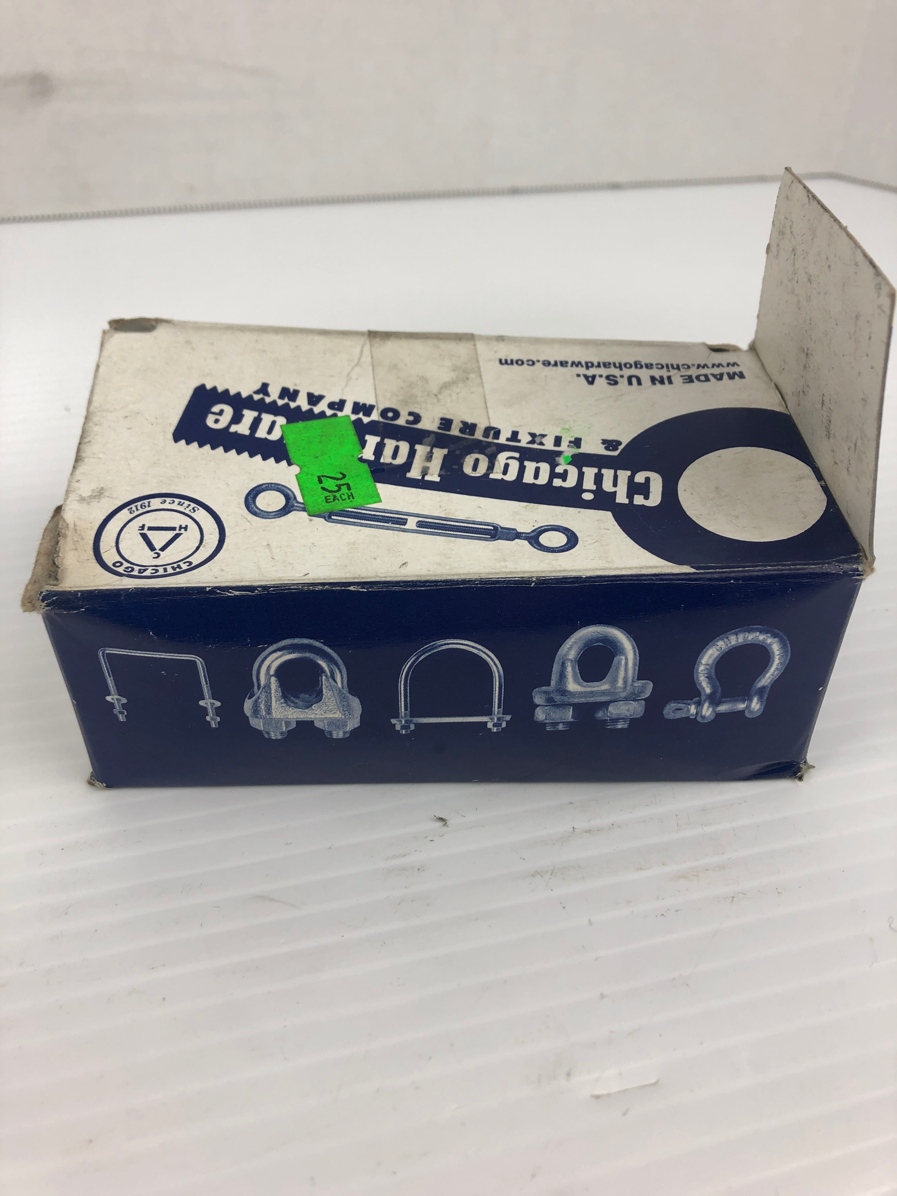 Chicago Hardware 23015 5 Malleable Wire Rope Clips 3/16" - Lot of 25