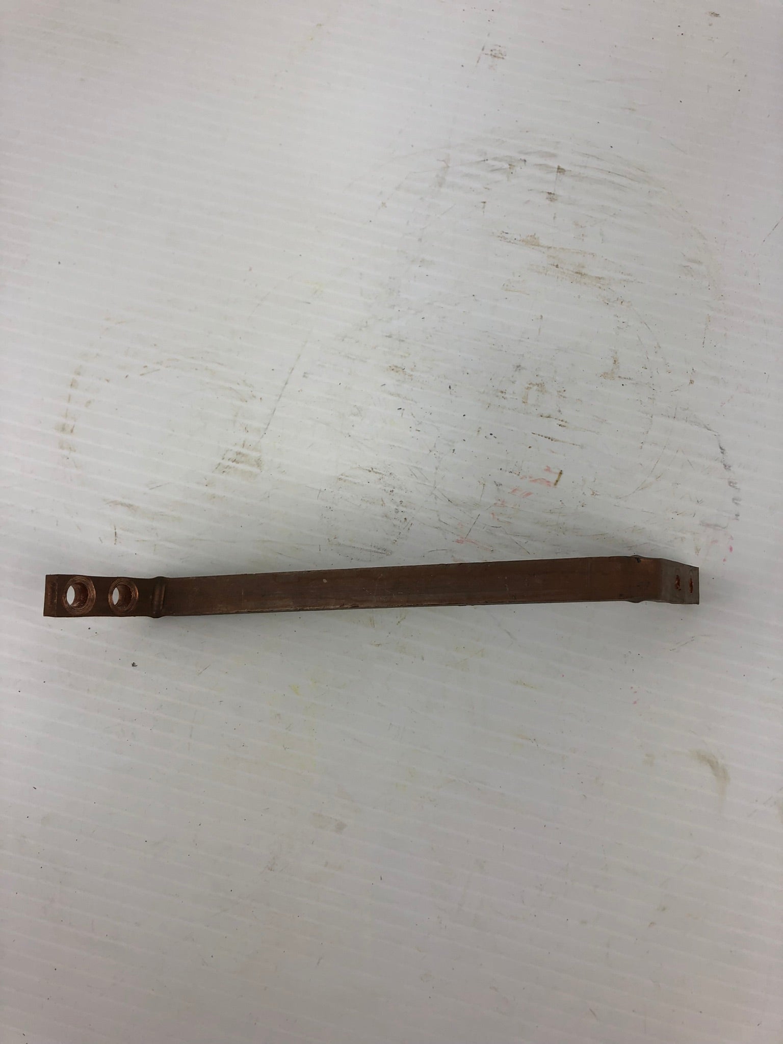 Metal Copper Coated Busbar Connector Jumper Bar 8-3/8" Long x 1/4" Thick