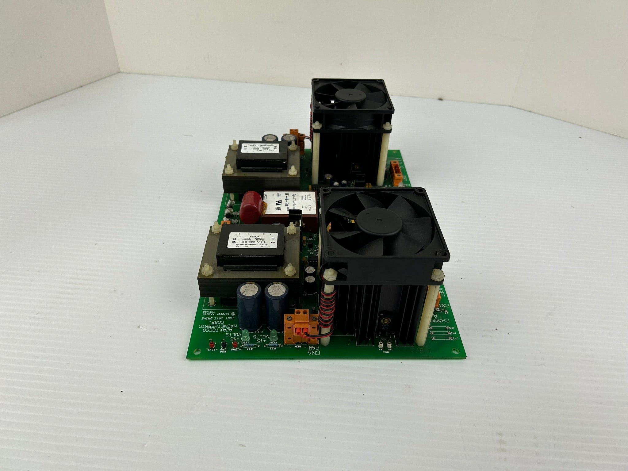 Ajax Tocco SC#71940A Dual Channel Power Supply Control Board ASSY#G-02-0191-MK