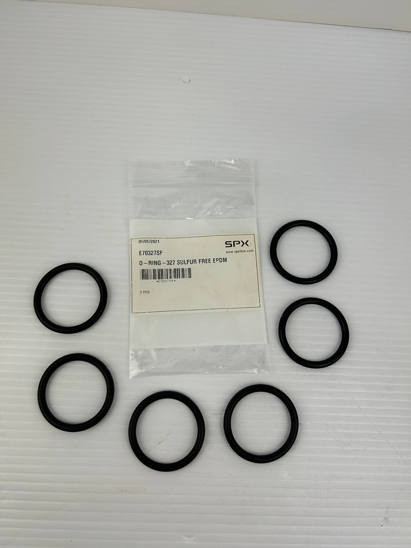 SPX E70327SF Sulfer-free EPDM O-Ring 327 - Lot of 6