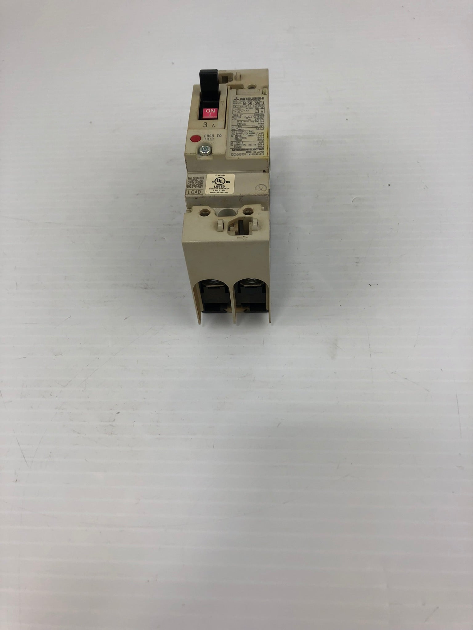 Mitsubishi Electric NF50-SVFU No Fuse Breaker 3A with Handle F-035VUL2