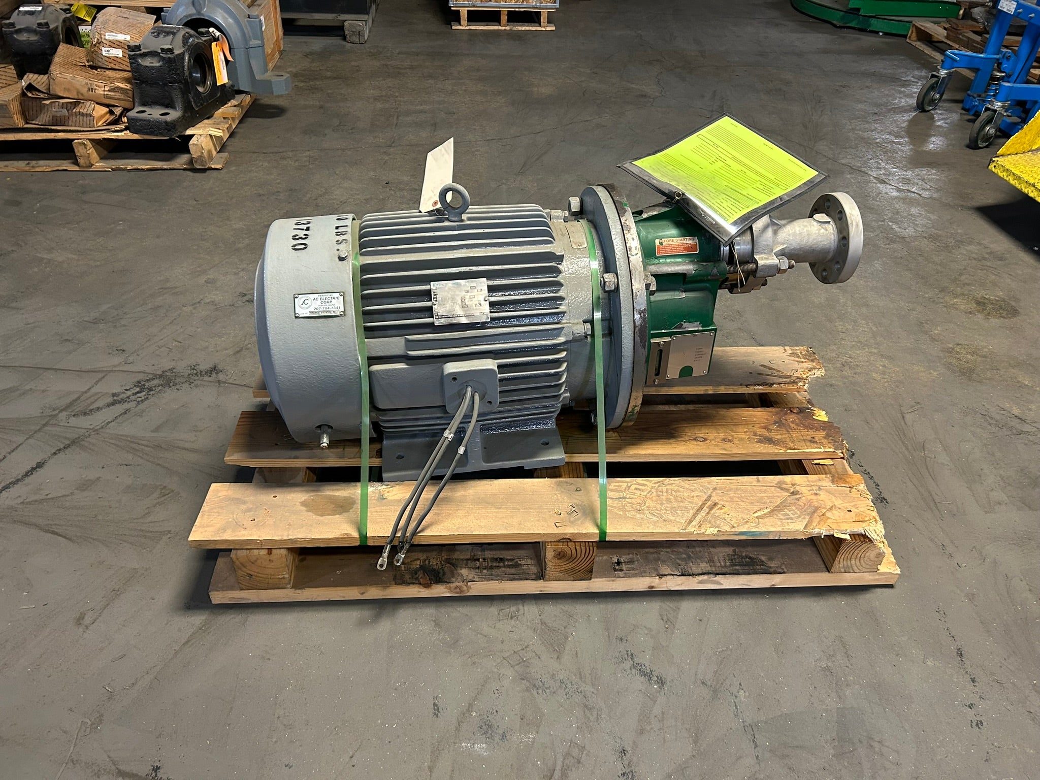 Marathon Electric 1B324TTFP7917AAW AC Motor 3 PH 40 HP 3540 RPM