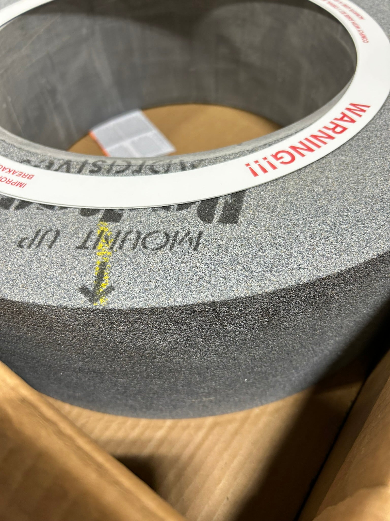 Radiac Abrasives 200617061 Grinding Wheel 20" x 6" x 12" 1623 RPM 30478422