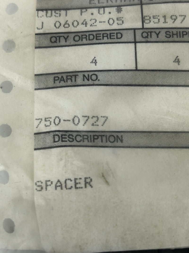 Spacer 750-0727 - Lot of 4