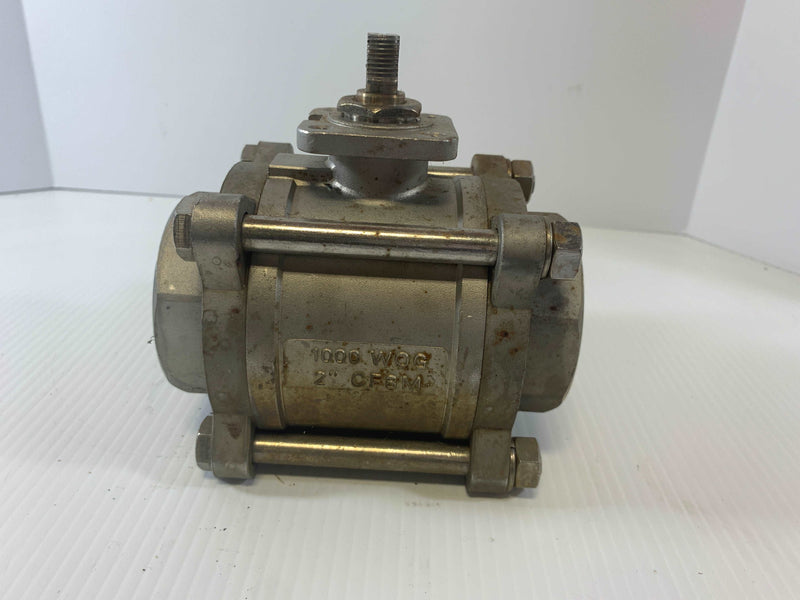 2" CF8M 1000WOG Valve No Handle