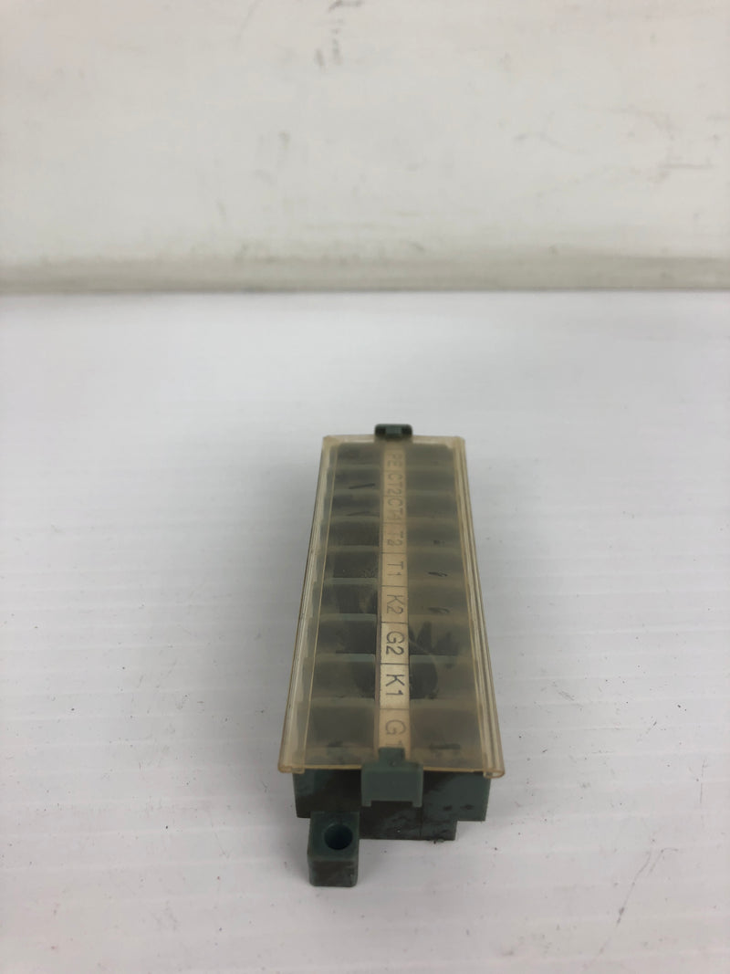 Mitsubishi TE-K2 Terminal Block 660V 15A 9P - Lot of 4