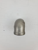 Steel 1/2-150 Elbow Fitting 30mm Outer Diameter 18mm Inner Diameter