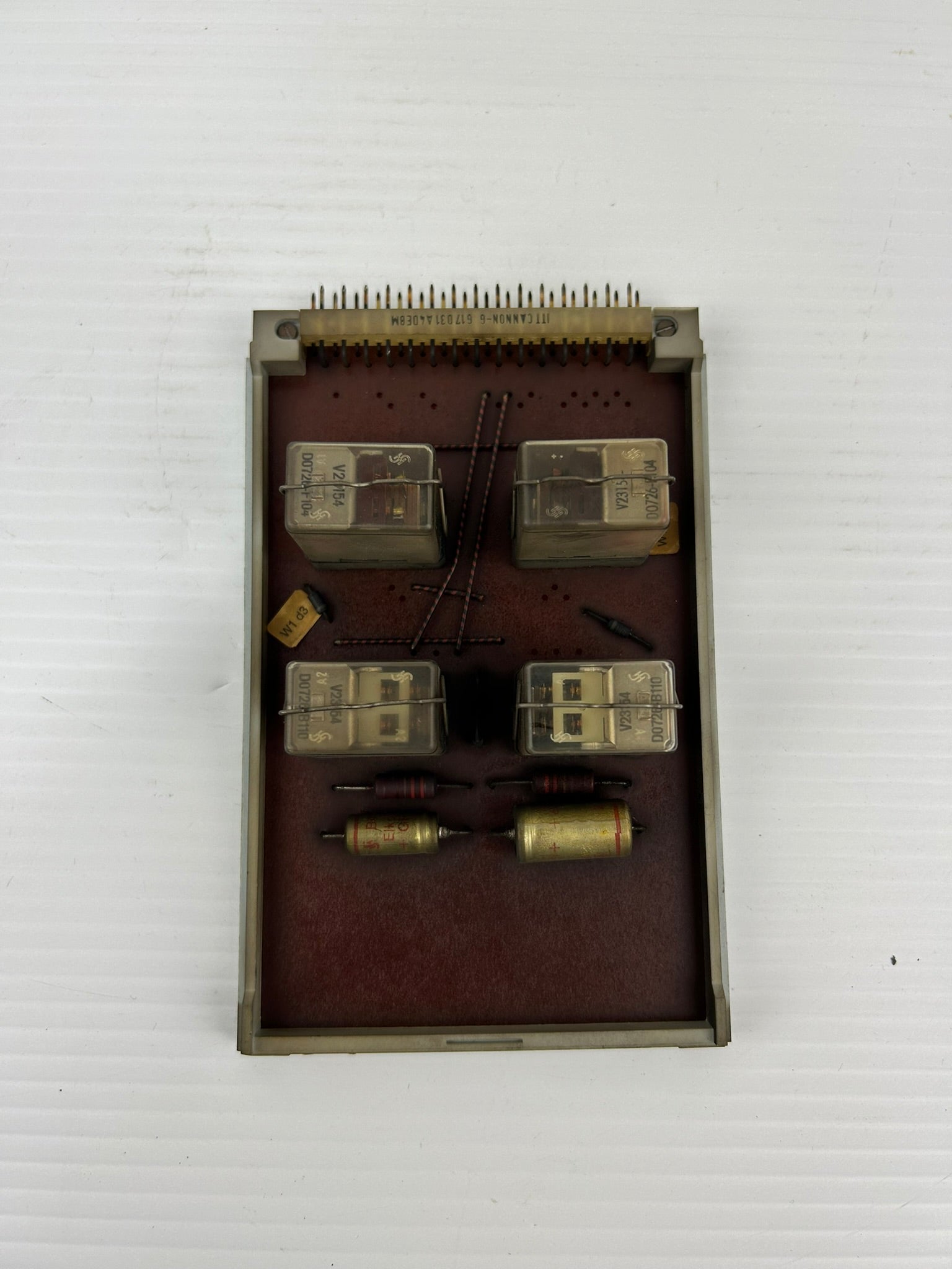 Barmag Electronic E44/00 Circuit Board with 4 Relays E4400