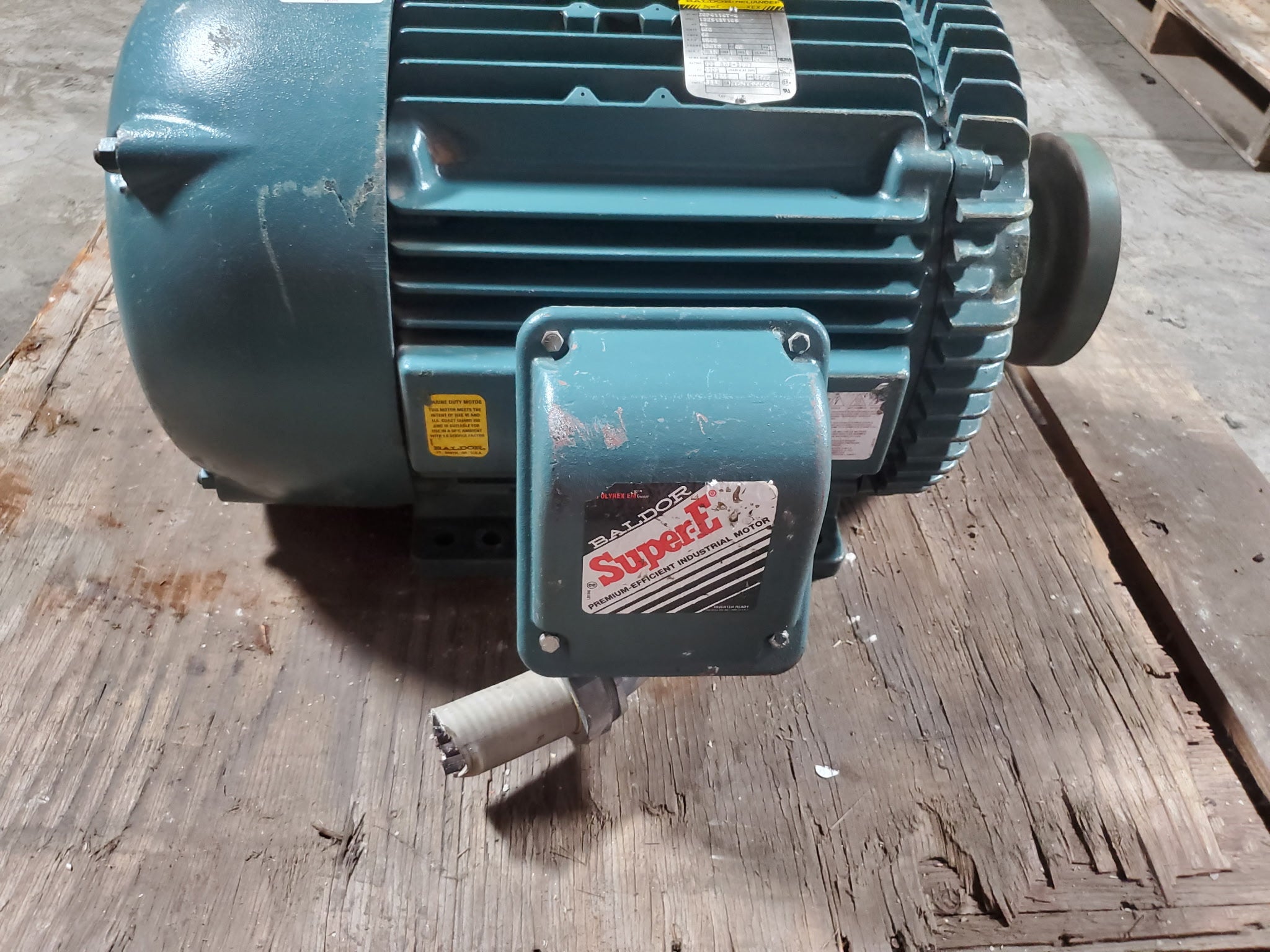 Baldor Reliance ECP4114T-4 Super-E Electric Motor XEX 50HP 460V 3PH 3540 RPM