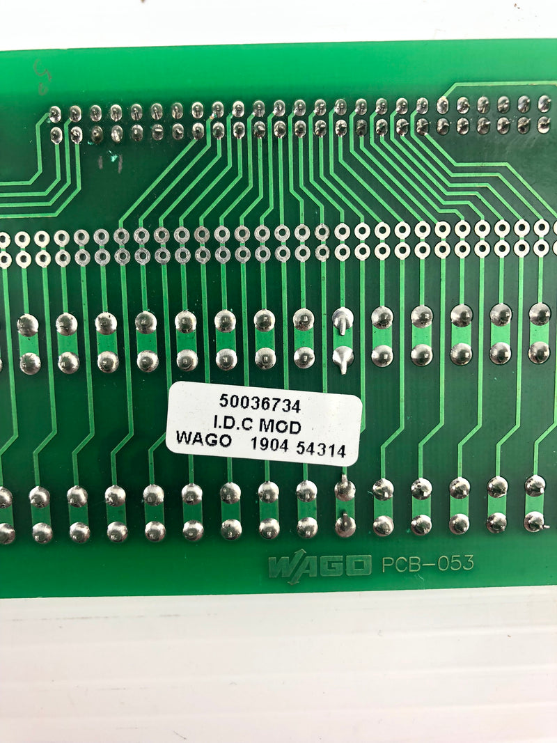 WAGO 50036734 Circuit Board I.D.C MOD WAGO 1904 54314