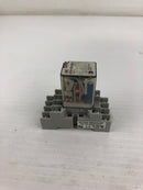 Allen Bradley 700-HC24Z24-4 Relay 24VDC Series D with Base 700-HN128 Series B