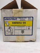 Unistrut Tyco 046N052 SS Stainless Steel Clamps - Box of 5