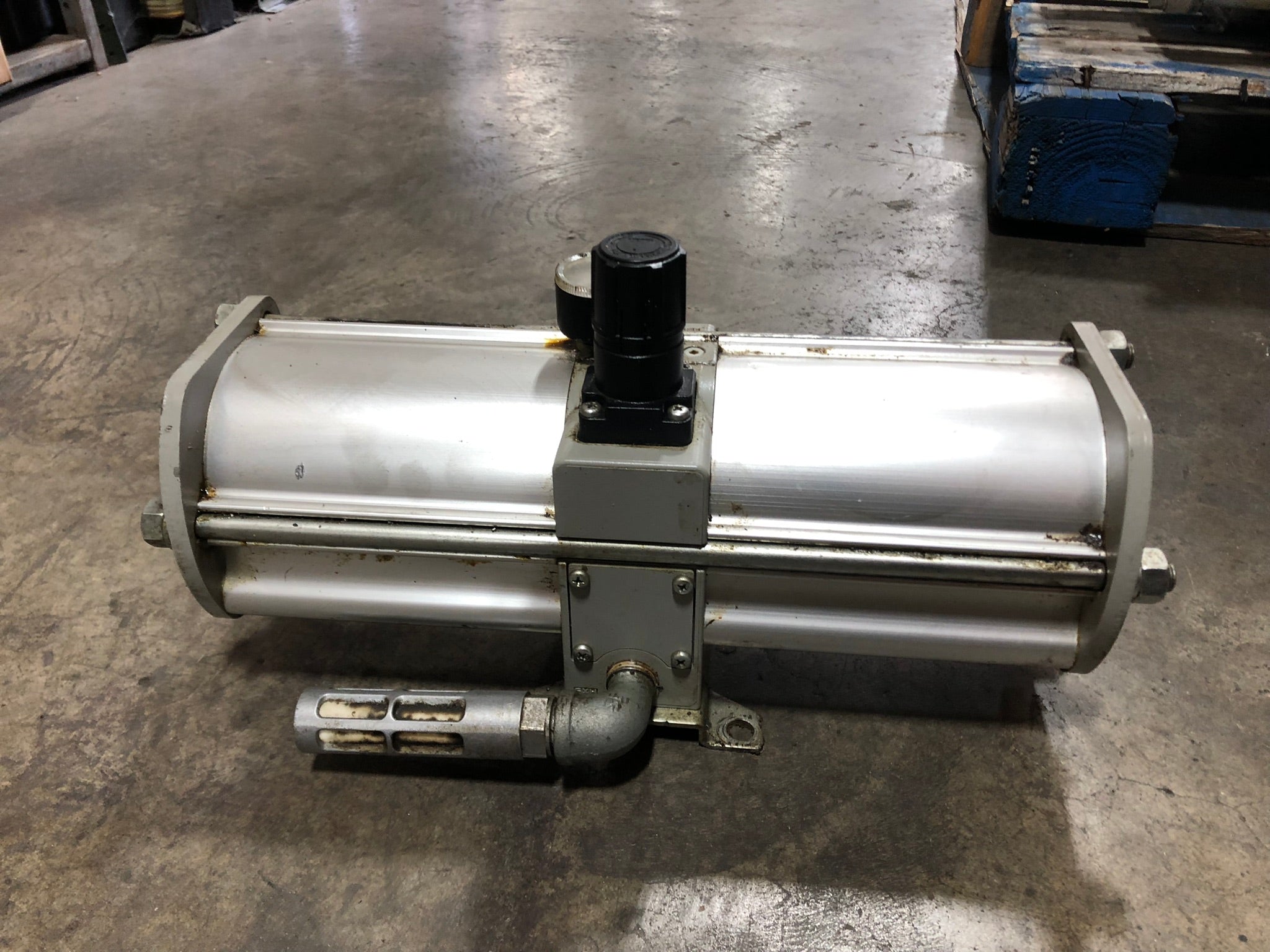 SMC VBA40A-04 Pneumatic Output Booster - No Label