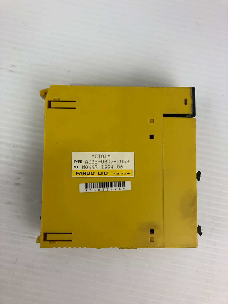 Fanuc A03B-0807-C053 PLC Module ACT01A N0447