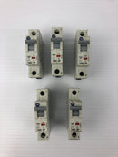 Allen-Bradley 1492-SP1C030 C3 Circuit Breaker Ser. C 240/415VAC 3A 1P - Lot of 5