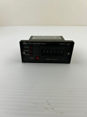 Red Lion Controls SCP00601 Preset Counter 6 Digit Thumbwheel 115VAC +12VDC