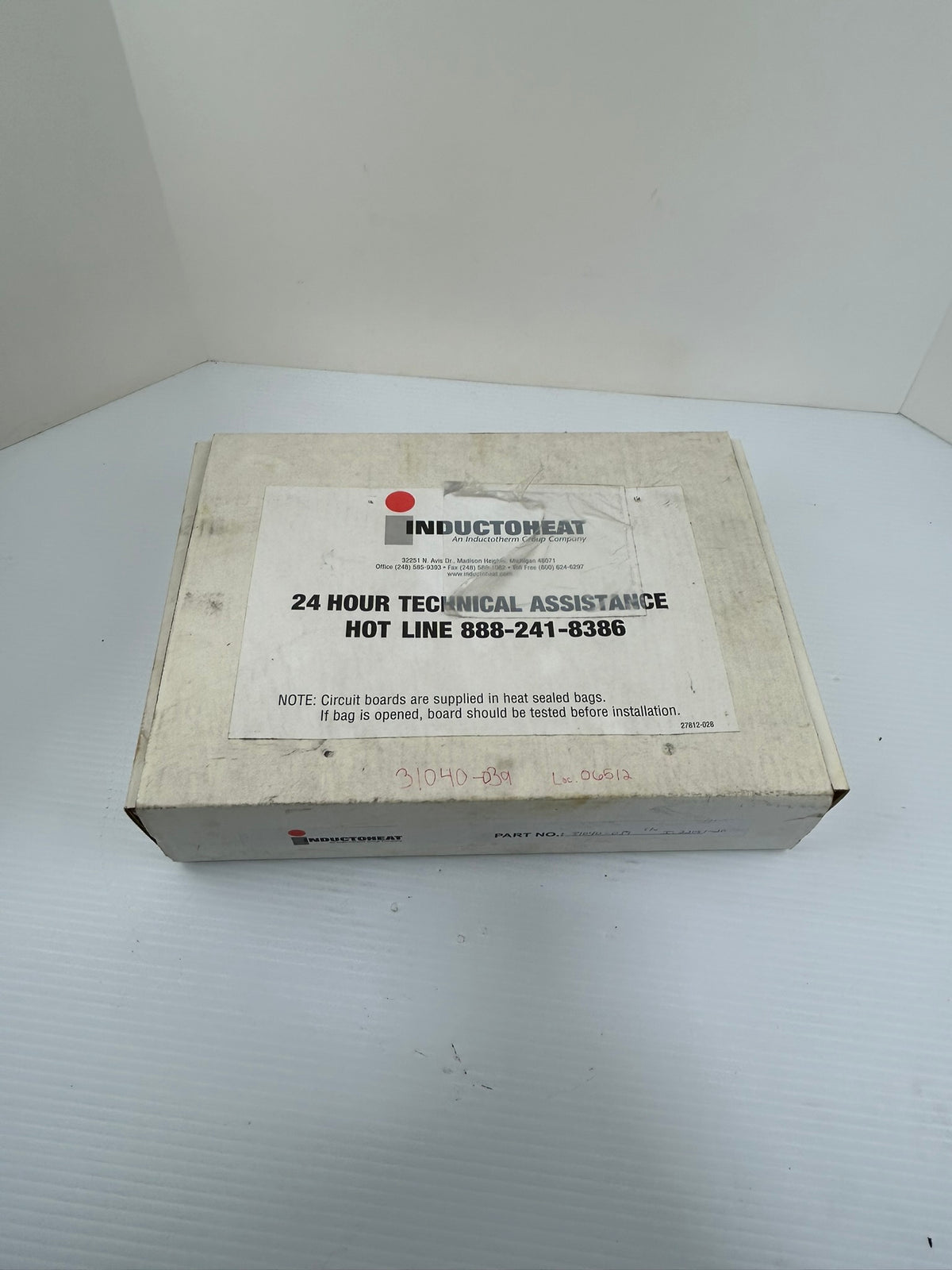 Inductoheat 31040-039 Circuit Board Assembly Industrial Control PCB