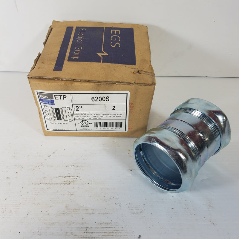 EGS 6200S 2" to 2" EMT Compression Coupling (Box of 1)