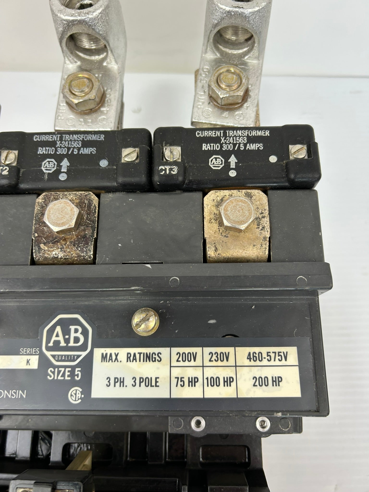Allen Bradley 709-F0D103 Size 5 Starter Series K 3 Phase 3 Pole