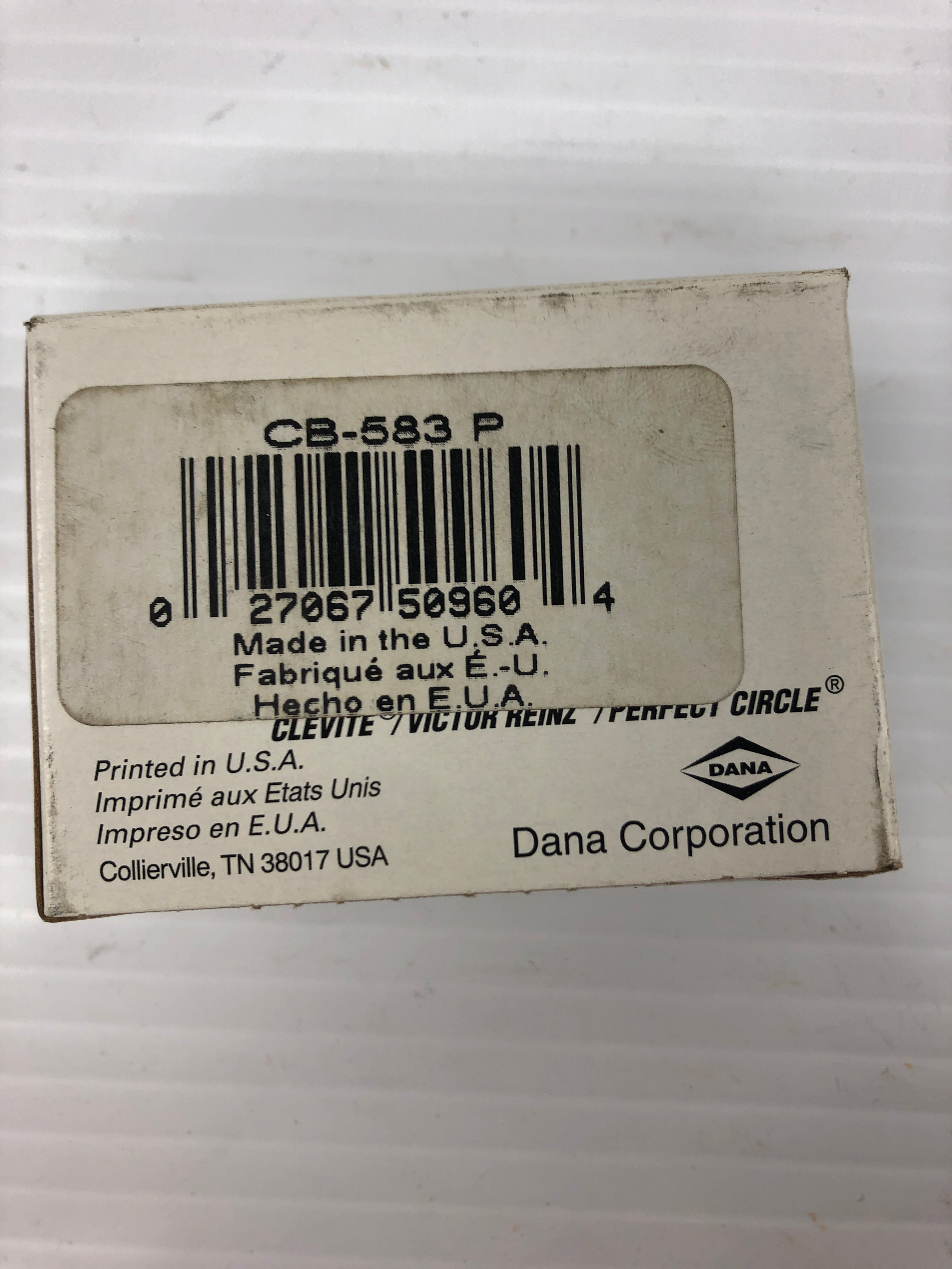 Clevite CB583P Engine Connecting Rod Bearing CB-583P