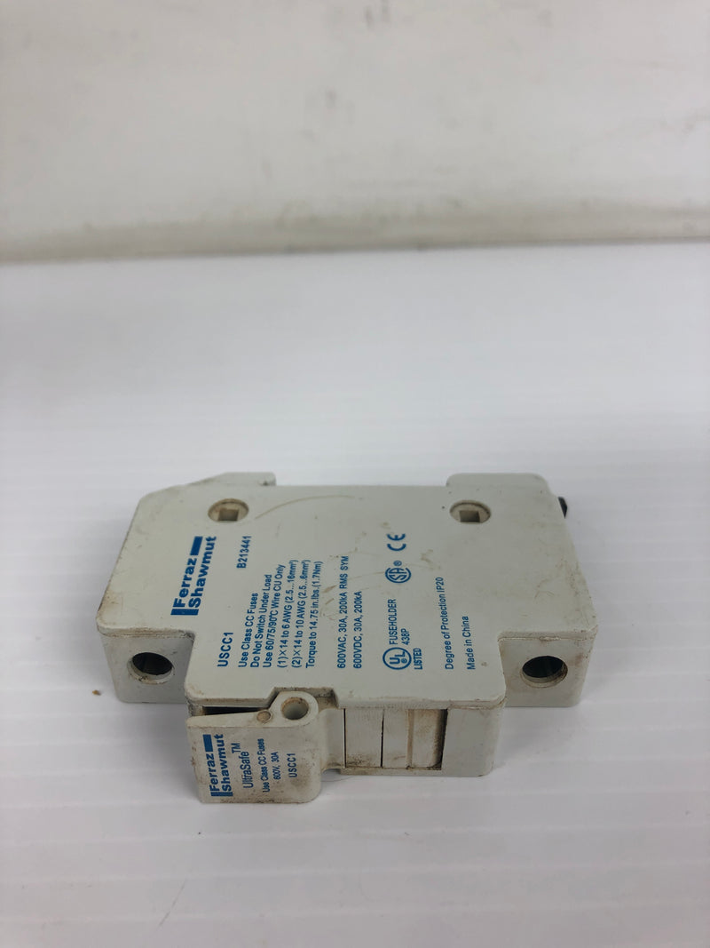 Ferraz Shawmut B213441 Fuse Holder 1P 600VAC 30A 200kA 600VDC