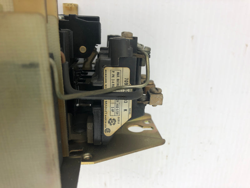 Allen-Bradley 709-A0D103 Contactor Series K 3 Phase 4 Pole 200-230V Size 0