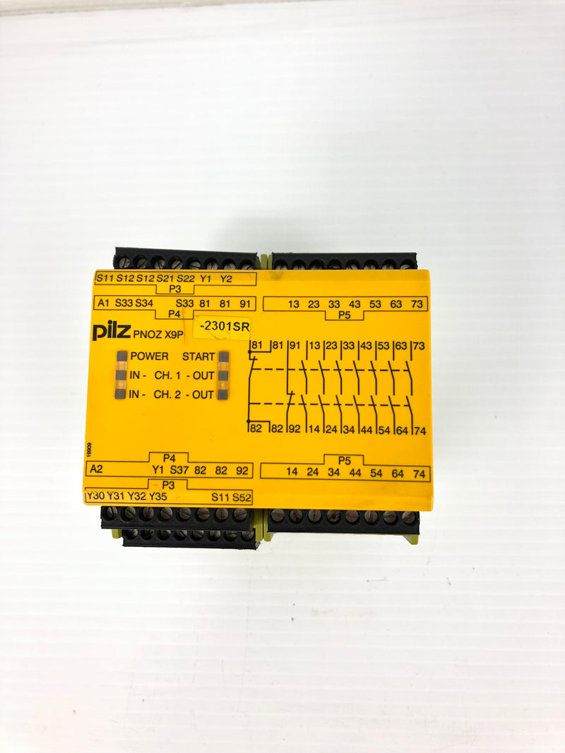 Pilz Safety Relay PNOZ X9P 24VDC 7n/o 2n/c 2so 777609 187728