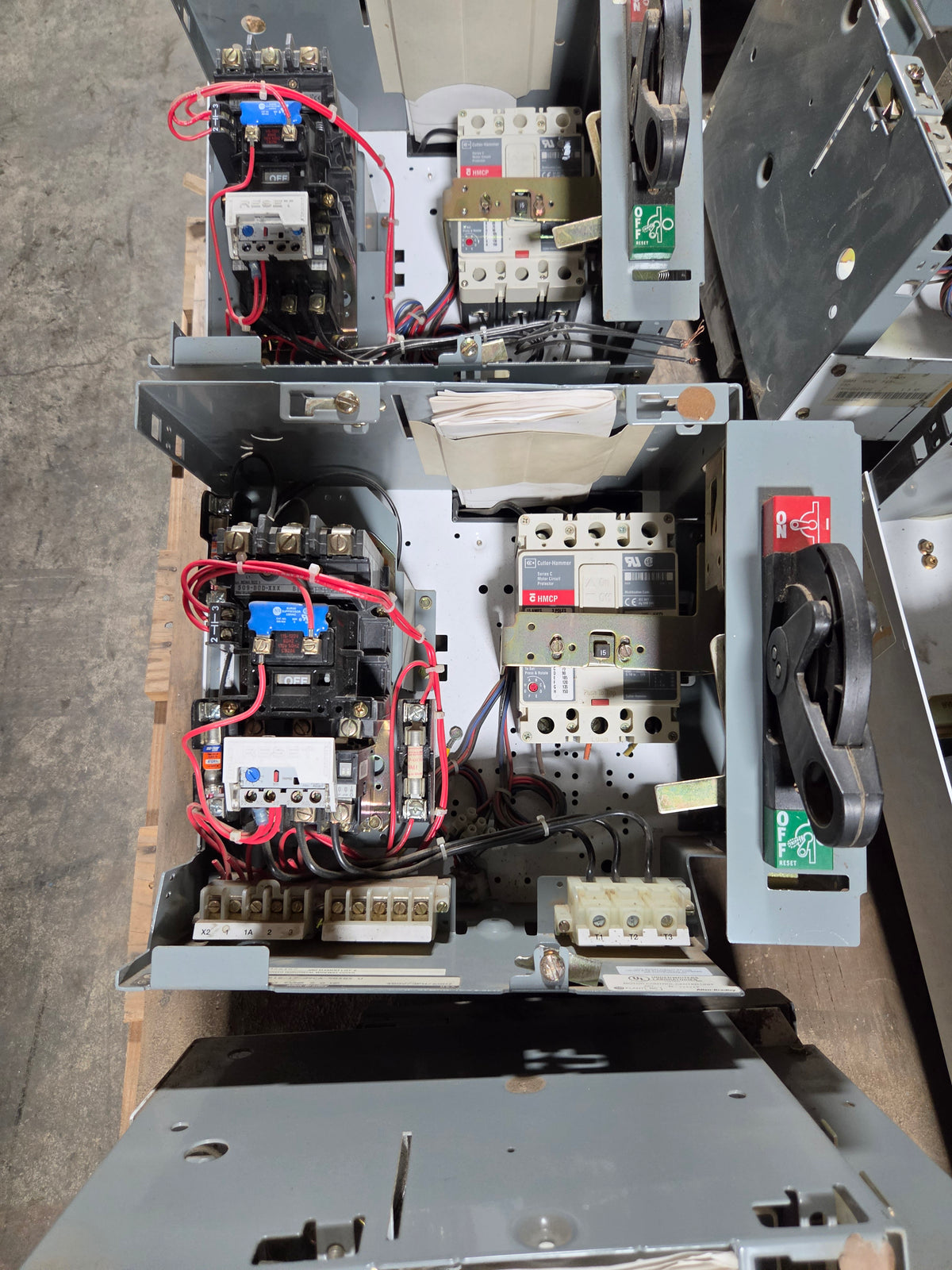 Allen-Bradley MCC Bucket 2113B Size 1 FVNR 5.0HP 3PH 480V 15A Breaker - No Door