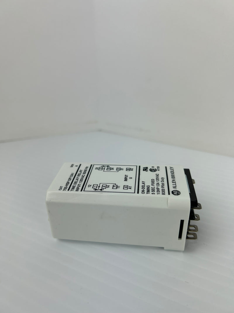 Allen-Bradley 700-HSF12F12A1 Time Delay Relay Ser A Type H 120VAC 12A 50/60Hz