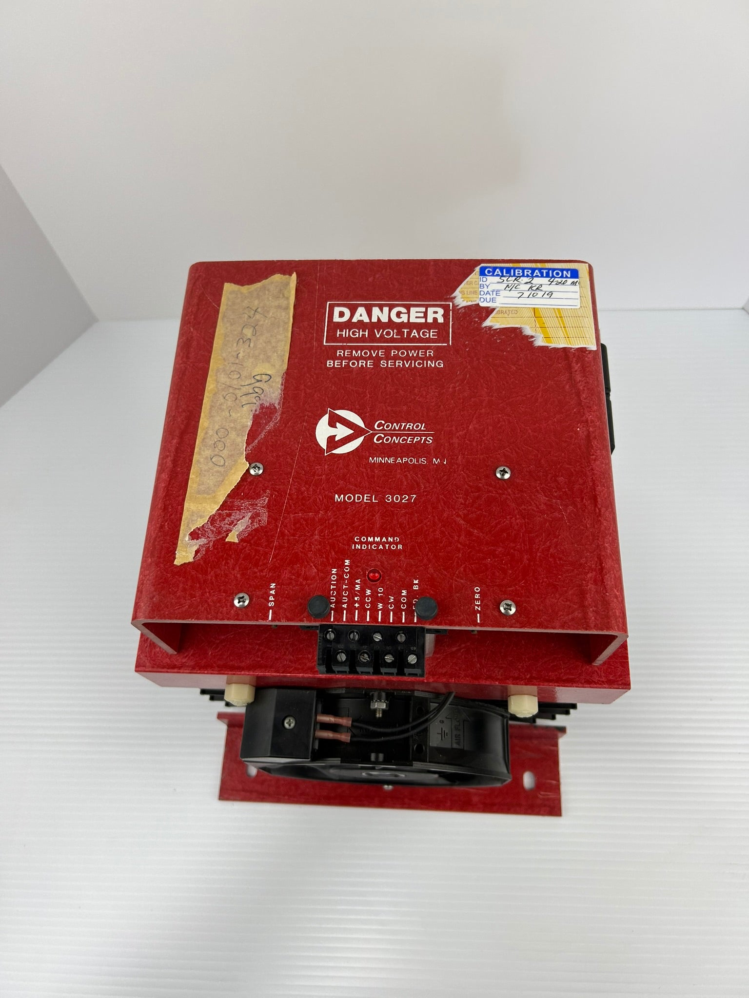 Control Concepts 3027 SCR Power Controller 3027-480V-140A-4/20mA