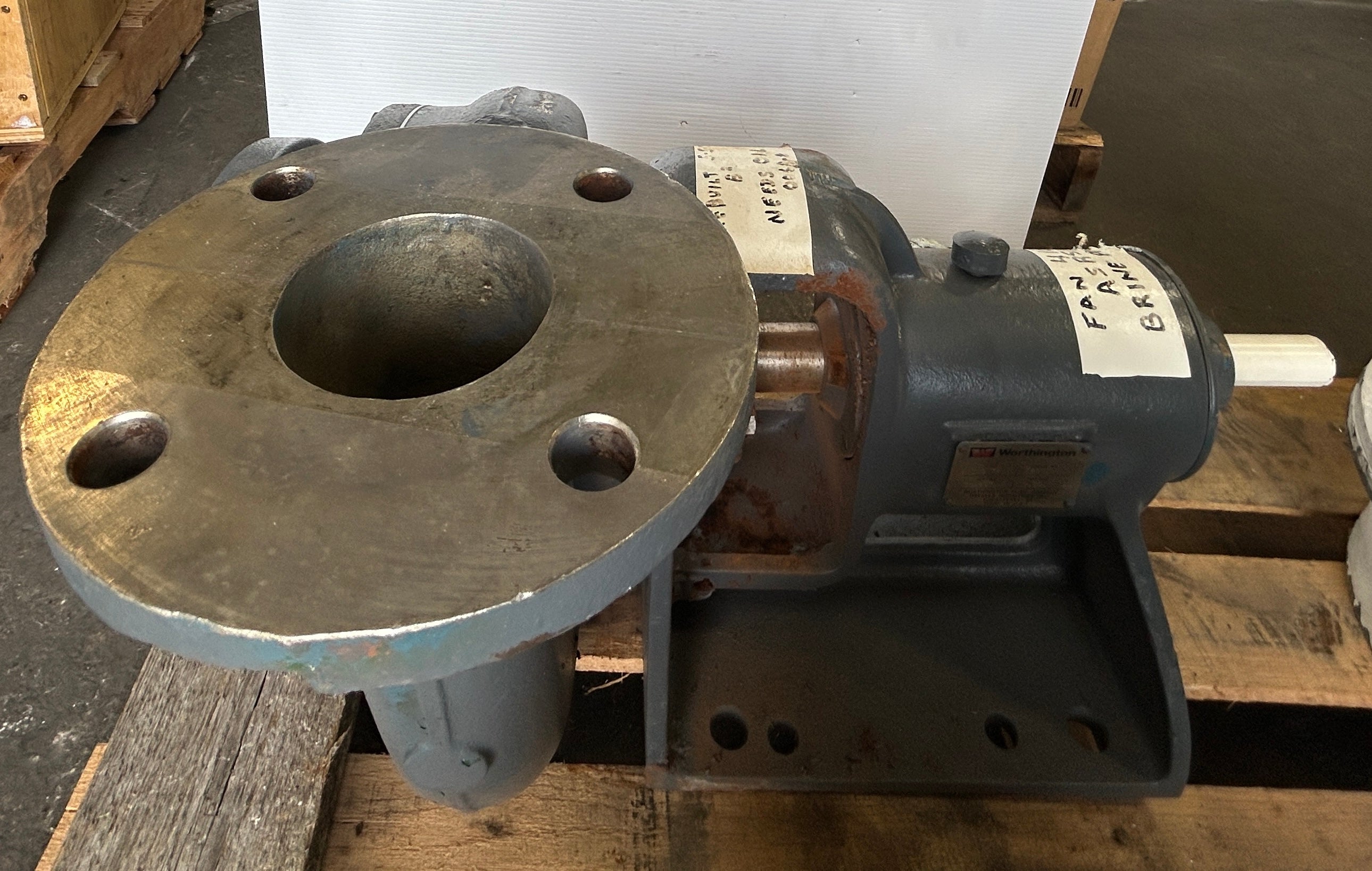 Worthington 3CNG74 Centrifugal Pump F8X 8" Impeller Diameter Dresser Industries