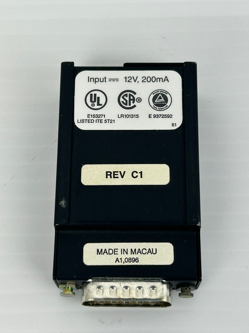 Digi MIL-10P Micro Twist Ethernet Transceiver 802.3 10BASE-T Class A Rev C1 12V